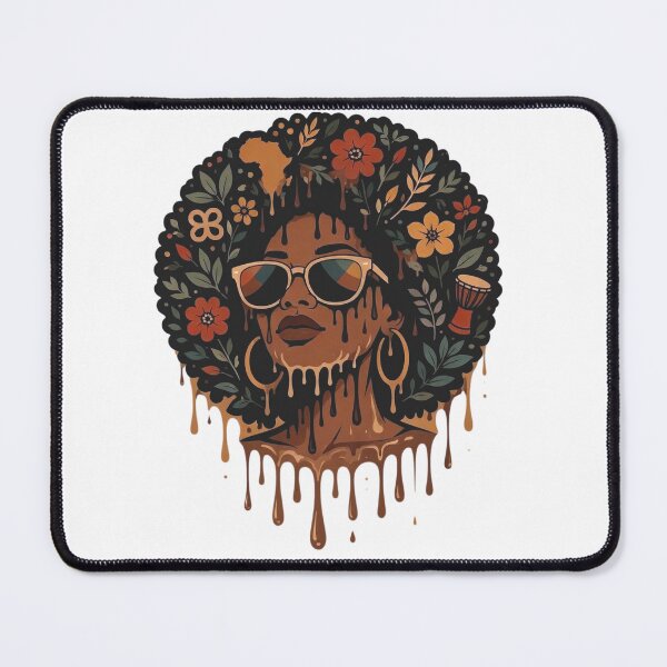 Item preview, Juneteenth Afro Woman Black History Melanin Queen Dripping designed and sold by clothesy7.
