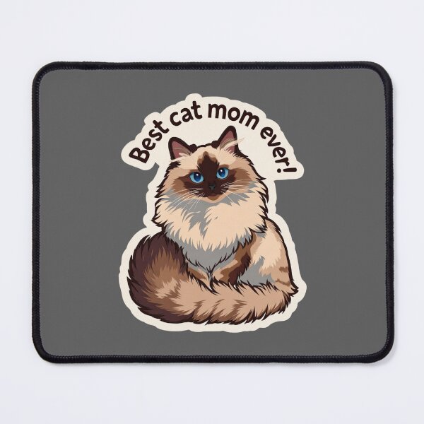Item preview, Best cat mom ever! Mother's day card designed and sold by MendaciousMina.