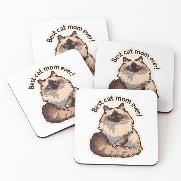Item preview, Best cat mom ever! Mother's day card designed and sold by MendaciousMina.