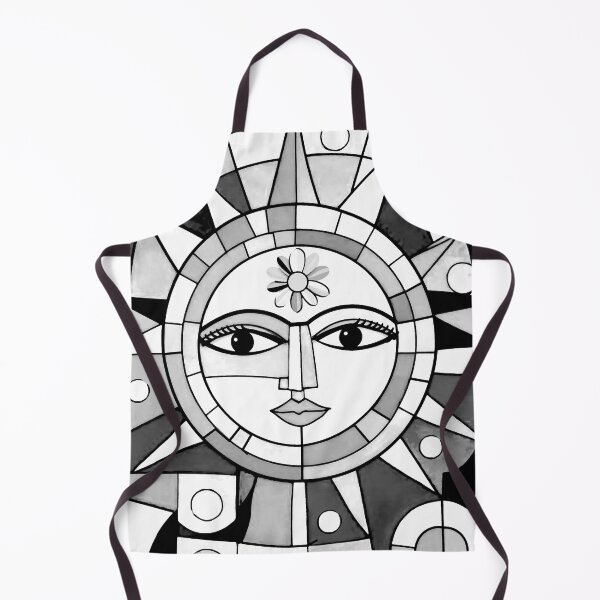 Item preview, Geometric Sun Face designed and sold by ViaARTfactory.