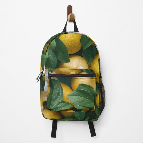 Item preview, Fresh lemons with leaves and flowers background designed and sold by TanyaLovus.
