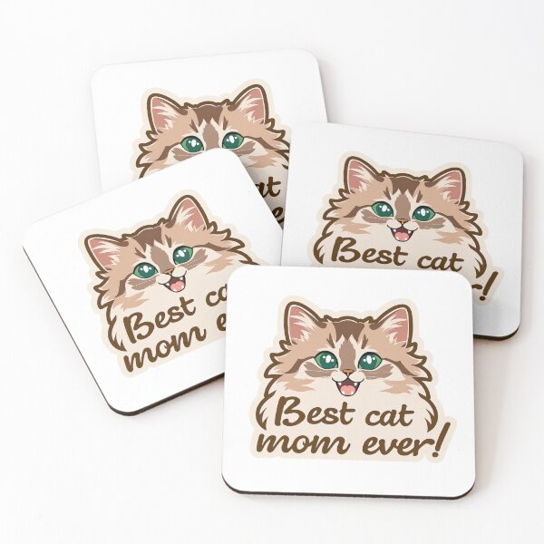 Item preview, Best cat mom ever! Mother's day card designed and sold by MendaciousMina.