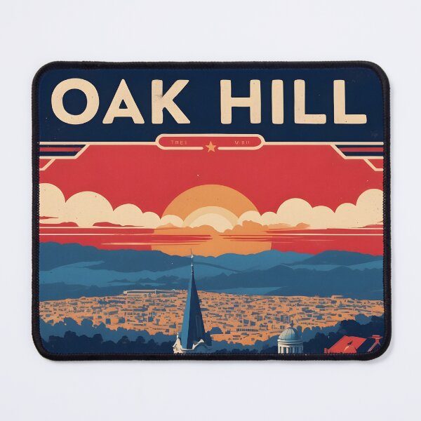 Item preview, Oak Hill West Virginia 1950s USA Vintage Travel Tourism designed and sold by TravelersGems.