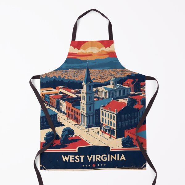 Item preview, Oak Hill West Virginia 1950s USA Vintage Travel Tourism designed and sold by TravelersGems.