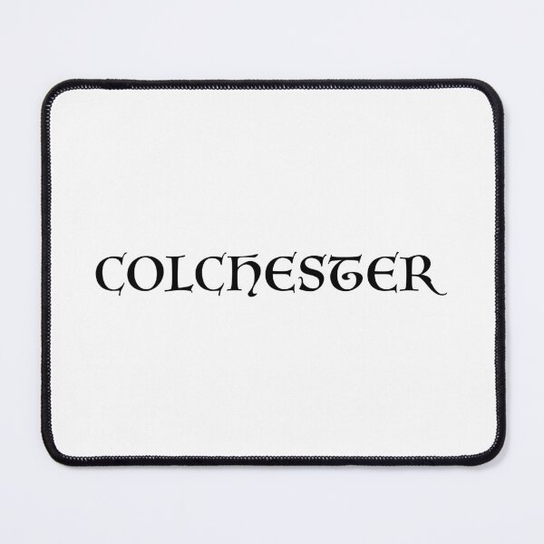 Item preview, Colchester old medieval style text (Black) designed and sold by STUDIO-72.