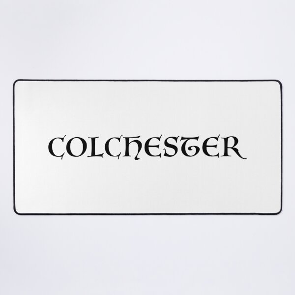 Item preview, Colchester old medieval style text (Black) designed and sold by STUDIO-72.