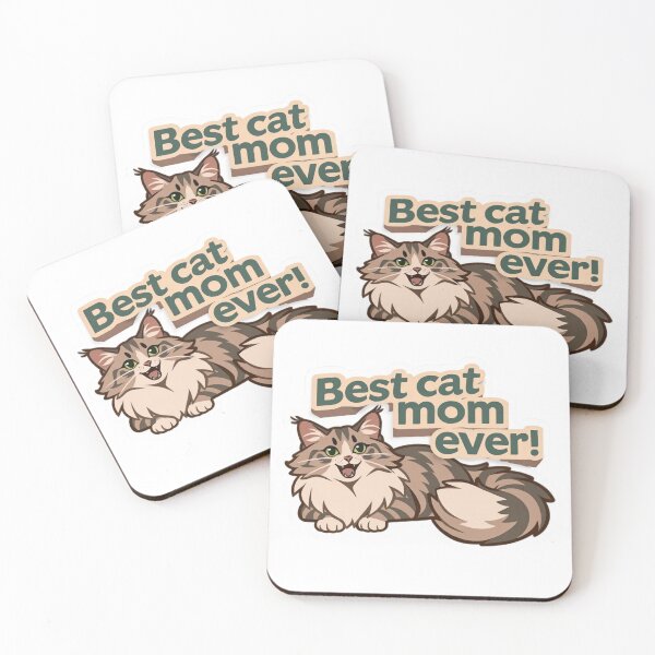Item preview, Best cat mom ever! Mother's day card designed and sold by MendaciousMina.