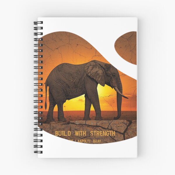 Item preview, Architect Resilience Elephant Industrial Savanna Art designed and sold by SavannaStrikes.