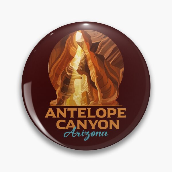 Item preview, Antelope Canyon Arizona Vintage Nature Art Design designed and sold by LinaValearte.