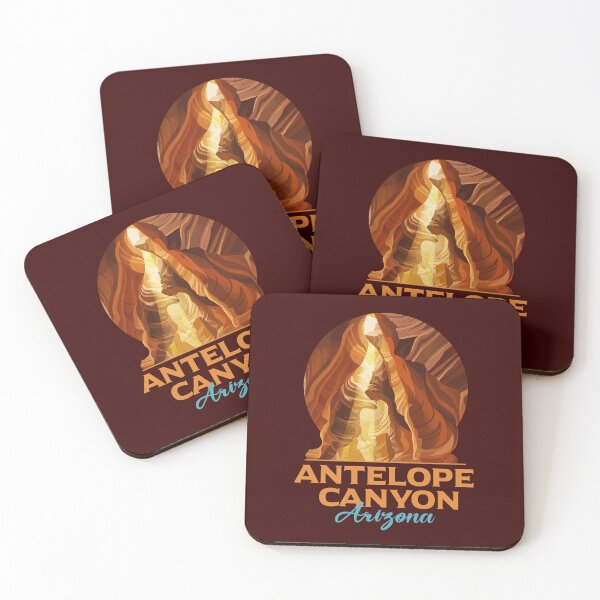 Item preview, Antelope Canyon Arizona Vintage Nature Art Design designed and sold by LinaValearte.