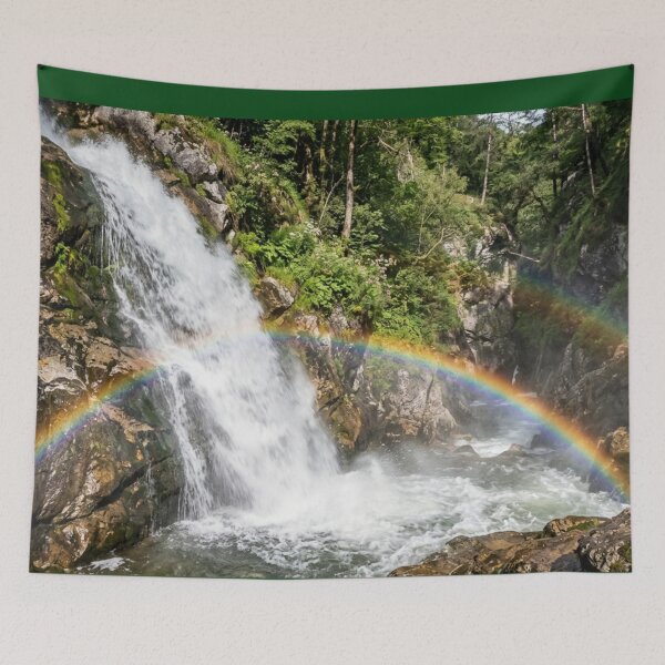 Item preview, Waterfall with rainbow in close-up. designed and sold by Malisa345.