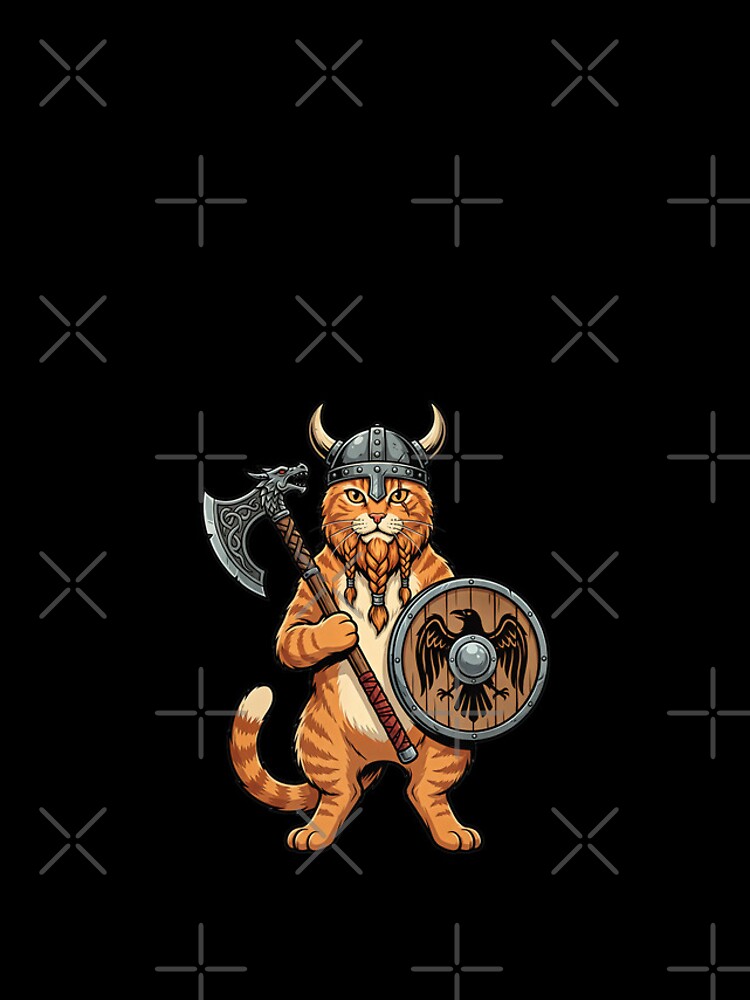 Thumbnail 4 of 4, iPhone Case, Viking Cat designed and sold by ReneMM.