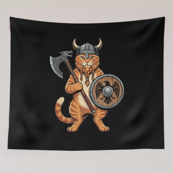 Item preview, Viking Cat designed and sold by ReneMM.