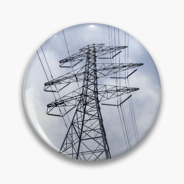 Item preview,  Electric Power Line Tower Industrial Sky Landscape Fine Art Photography designed and sold by MDCCo.