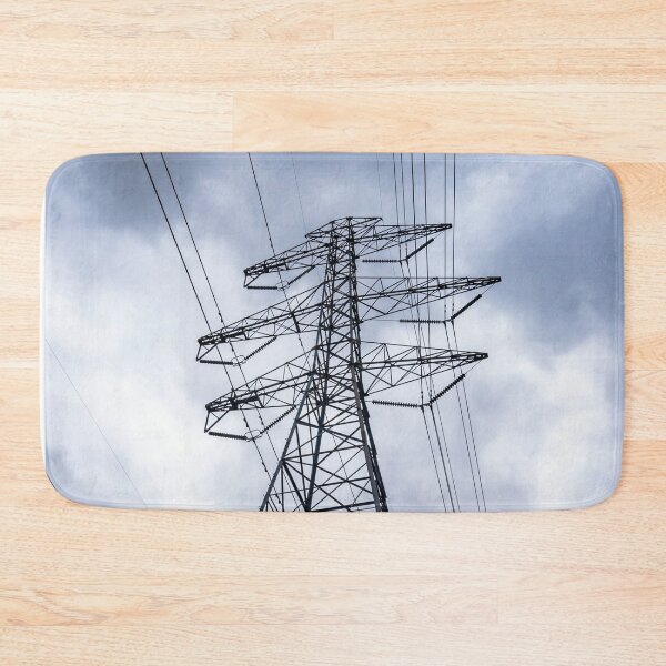 Item preview,  Electric Power Line Tower Industrial Sky Landscape Fine Art Photography designed and sold by MDCCo.