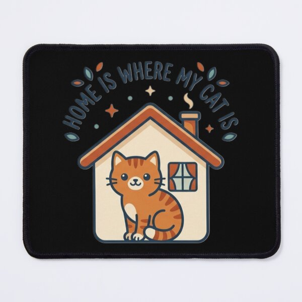 Item preview, Home Is Where My Cat Is – Cute Cat Lover Shirt designed and sold by Safe Haven Pets.