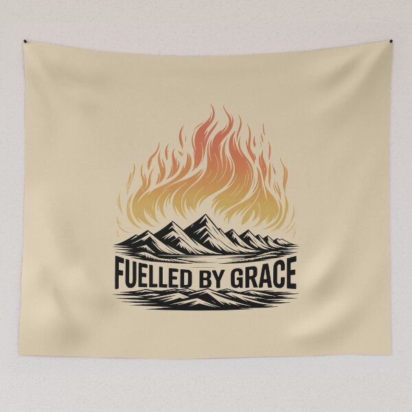 Item preview, Christian Adventure Fuelled by Grace Mountain Hiking designed and sold by SplashTastic.