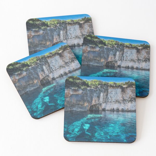Item preview, At the Blue Caves in Zakynthos Greece designed and sold by PhotoArt by Joan Carroll.