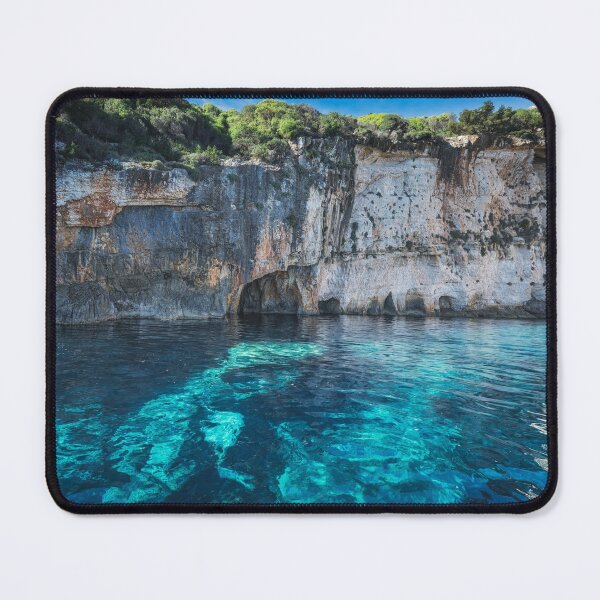 Item preview, At the Blue Caves in Zakynthos Greece designed and sold by PhotoArt by Joan Carroll.