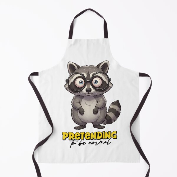Item preview, Funny Raccoon Pretending to Be Normal – Awkward Humor Meme Design designed and sold by ColorFlick.