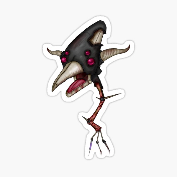 Black Deathswoop Sticker