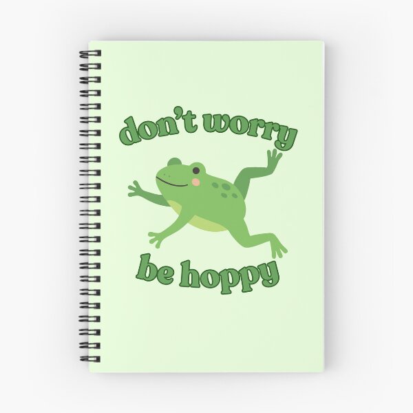 Item preview, Don’t Worry Be Hoppy Cute Frog Shirt Funny Frog Pun Aesthetic Animal designed and sold by coryivycreation.