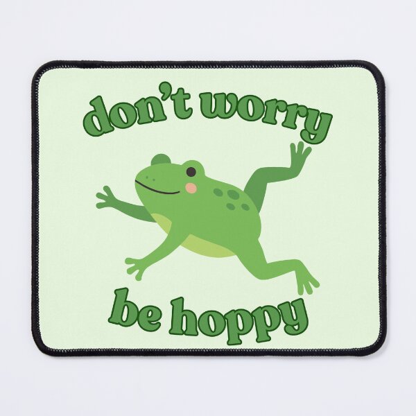 Item preview, Don’t Worry Be Hoppy Cute Frog Shirt Funny Frog Pun Aesthetic Animal designed and sold by coryivycreation.