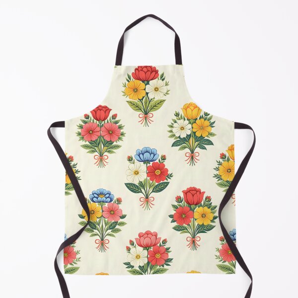 Item preview, 70s style wallpaper showcasing a unique floral bouquet designed and sold by Ponted.