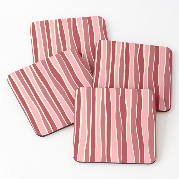 Item preview, Imperfect stripe patterns -Red designed and sold by Pattern Pie.