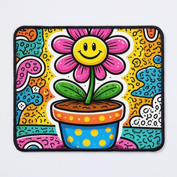 Item preview, Happy Flower in Pot designed and sold by melvoria.