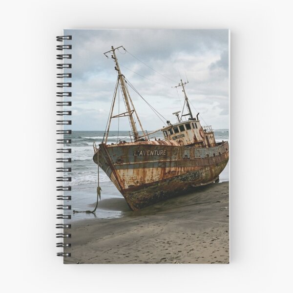 Item preview, Boat washed up on a deserted beach. designed and sold by Malisa345.