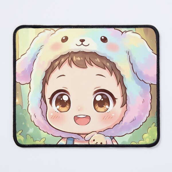 Item preview, Cute Child in Rainbow Bunny Hoodie designed and sold by Crackio.