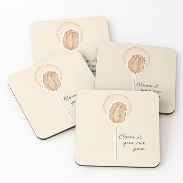 Item preview, Bloom At Your Own Pace | Aesthetic Spring Flower designed and sold by YvkafromPoland.