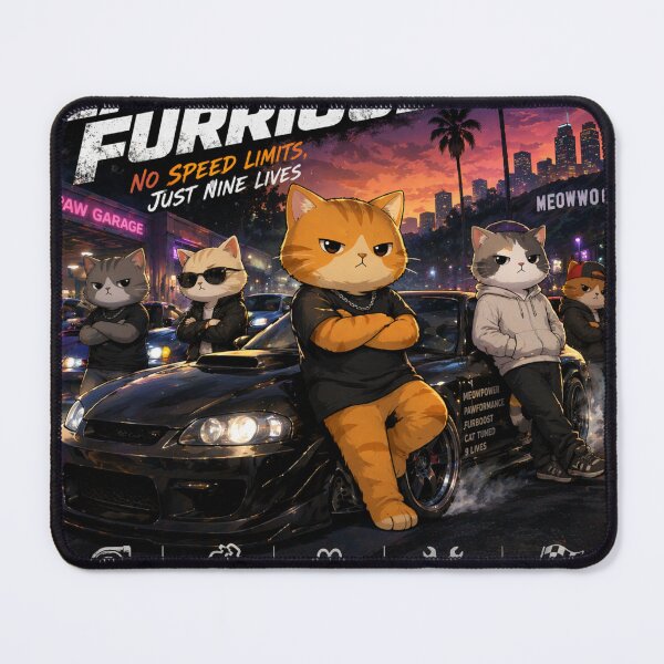 Item preview, Cat and Furrious - Street Racing JDM Feline Crew designed and sold by anandariki.