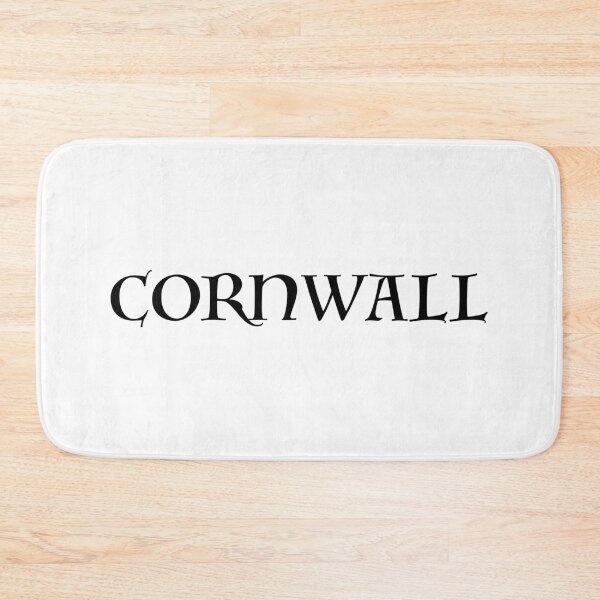 Item preview, Cornwall old medieval style text (Black) designed and sold by STUDIO-72.