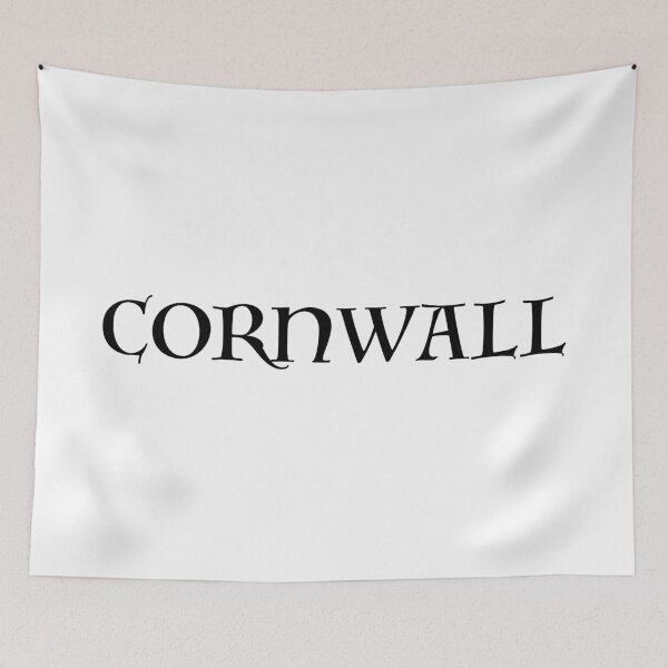 Item preview, Cornwall old medieval style text (Black) designed and sold by STUDIO-72.