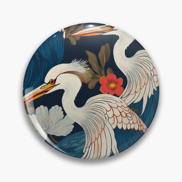 Item preview, Japanese Birds Among Flowers designed and sold by betodilello.