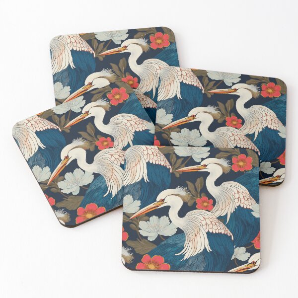 Item preview, Japanese Birds Among Flowers designed and sold by betodilello.