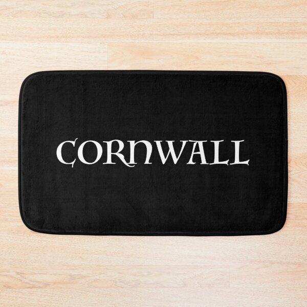 Item preview, Cornwall old medieval style text (White) designed and sold by STUDIO-72.