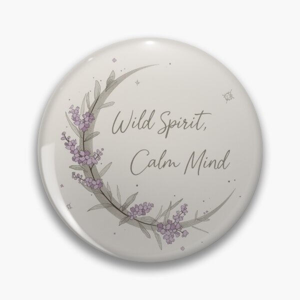 Item preview, Wild Spirit Calm Mind | Moon and Fern Nature Lover Art designed and sold by YvkafromPoland.