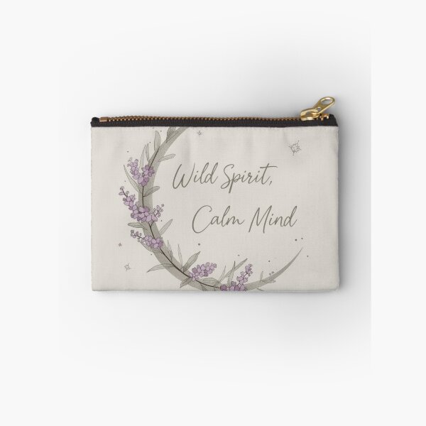 Item preview, Wild Spirit Calm Mind | Moon and Fern Nature Lover Art designed and sold by YvkafromPoland.