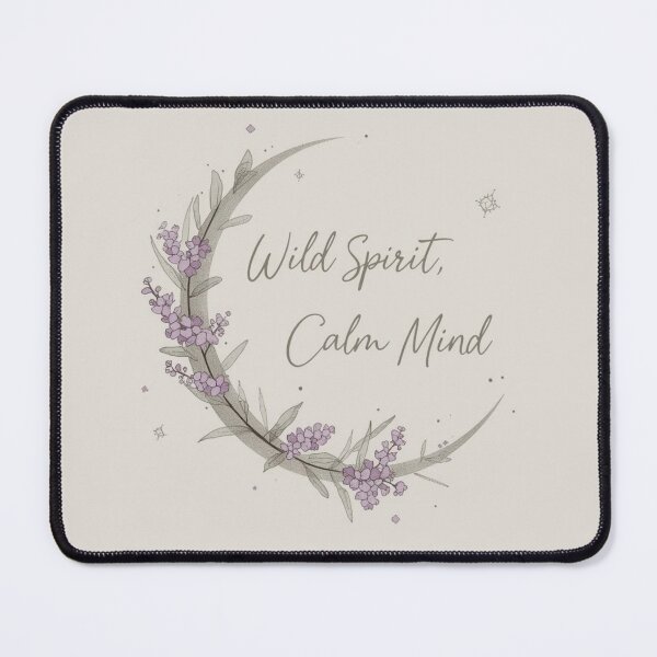 Item preview, Wild Spirit Calm Mind | Moon and Fern Nature Lover Art designed and sold by YvkafromPoland.