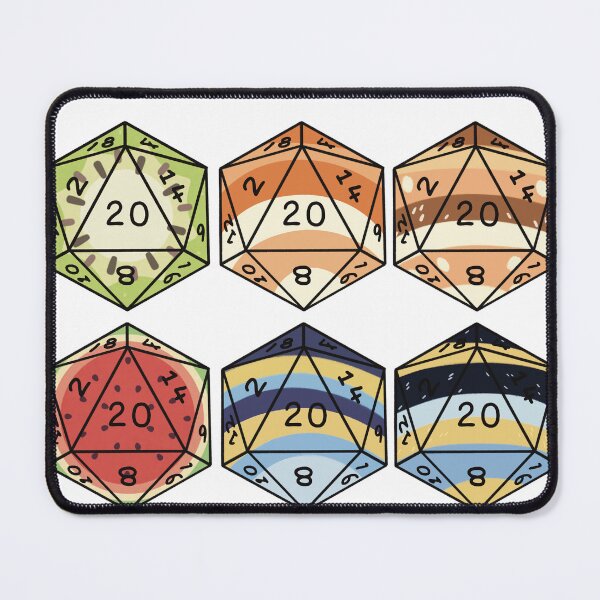Item preview, Bluey dice designed and sold by EverythingAshh.