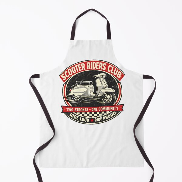 Item preview, Retro Scooter Riders Club T-Shirt – Two Strokes One Community – Ride Loud Ride Proud designed and sold by Smart-as.