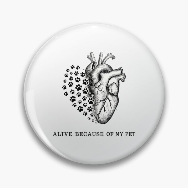 Item preview, Alive Because Of My Pet – Emotional Support Pet Shirt designed and sold by Safe Haven Pets.