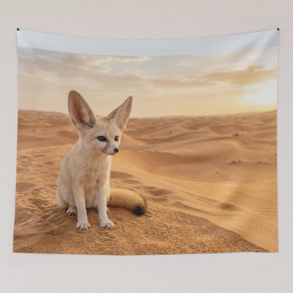 Item preview, A solitary fennec fox in the desert. designed and sold by Malisa345.