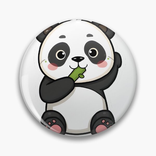 Item preview, Cute Kawaii Panda Eating Bamboo designed and sold by EmrYldrn.