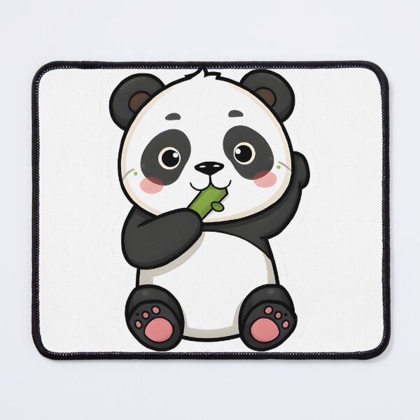 Item preview, Cute Kawaii Panda Eating Bamboo designed and sold by EmrYldrn.
