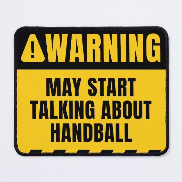 Item preview, Funny Handball Warning Sign designed and sold by MaryAller.