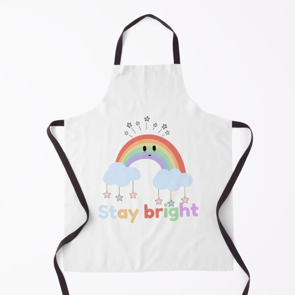 Item preview, Stay Bright Pastel Rainbow with Happy Clouds designed and sold by Rehnair.